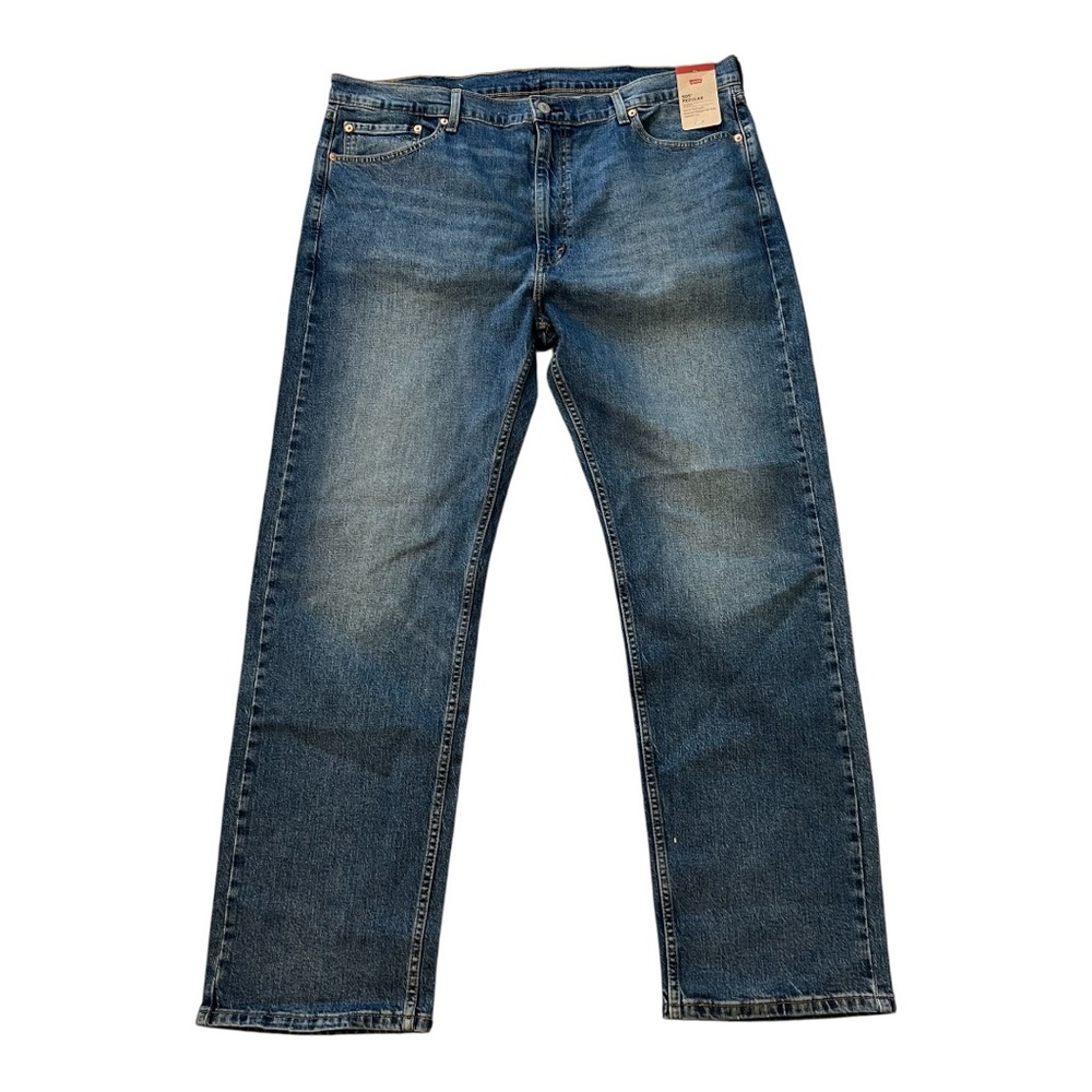 Levi Strauss & Co Men's 505 Regular Straight Leg Jeans- 42x32